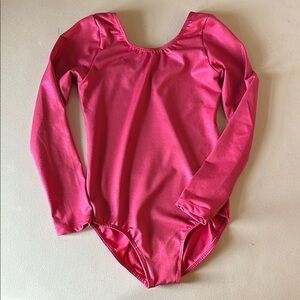 Pink Long Sleeve Leotard